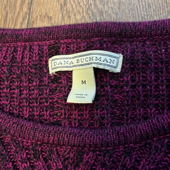 Dana Buchman oversized purple sweater medium - Picture 2 of 5